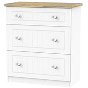 Vienna 3 Drawer Deep Chest Of Drawers