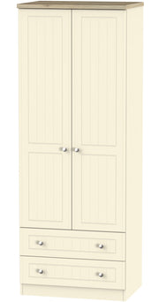 Vienna 2 Door 2 Drawer Tall Wardrobe