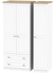 Vienna 3 Door 2 Left Drawer Wardrobe