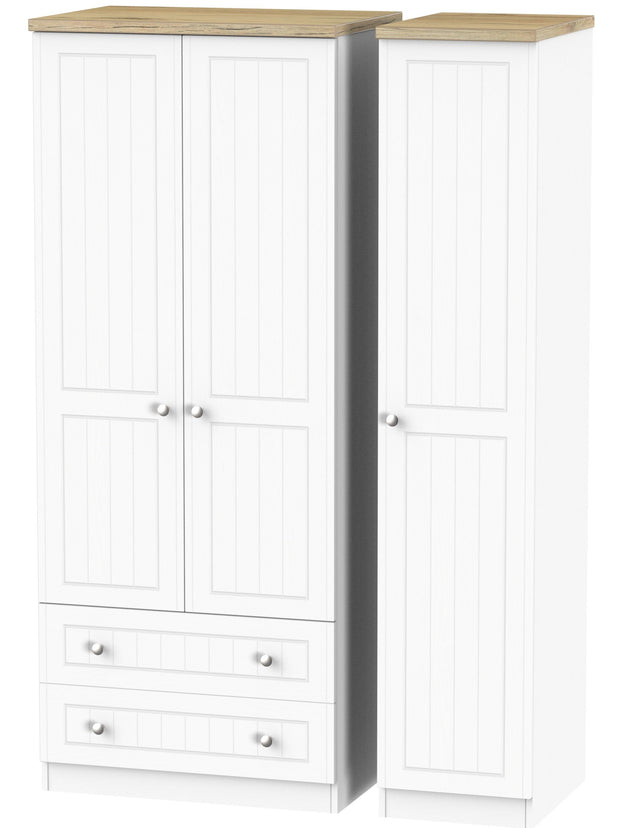 Vienna 3 Door 2 Left Drawer Wardrobe