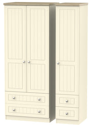Vienna 3 Door 4 Drawer Wardrobe