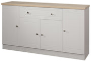 Vienna 4 Door 1 Drawer Wide Sideboard