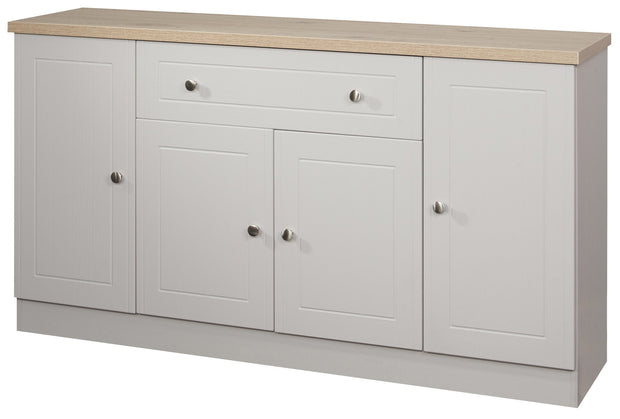 Vienna 4 Door 1 Drawer Wide Sideboard