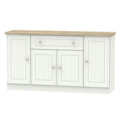 Vienna 4 Door 1 Drawer Wide Sideboard