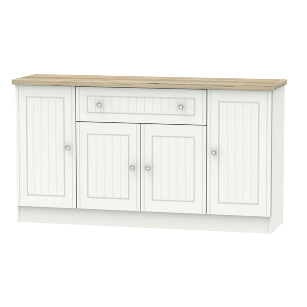 Vienna 4 Door 1 Drawer Wide Sideboard