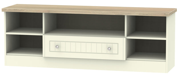Vienna 1 Drawer Wide Open TV Unit