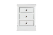 Verona 3 Drawer Bedside Cabinet