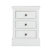 Verona 3 Drawer Bedside