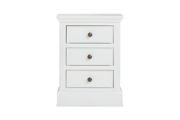 Verona 3 Drawer Bedside Cabinet