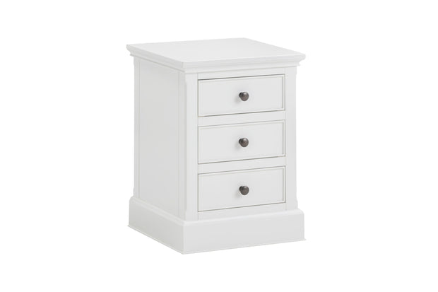 Verona 3 Drawer Bedside Cabinet