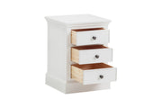 Verona 3 Drawer Bedside Cabinet