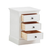 Verona 3 Drawer Bedside