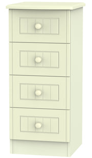 Warwick 4 Drawer Narrow Chest Of Drawers