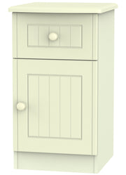 Warwick 1 Door 1 Drawer Bedside Cabinet
