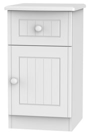 Warwick 1 Door 1 Drawer Bedside Cabinet