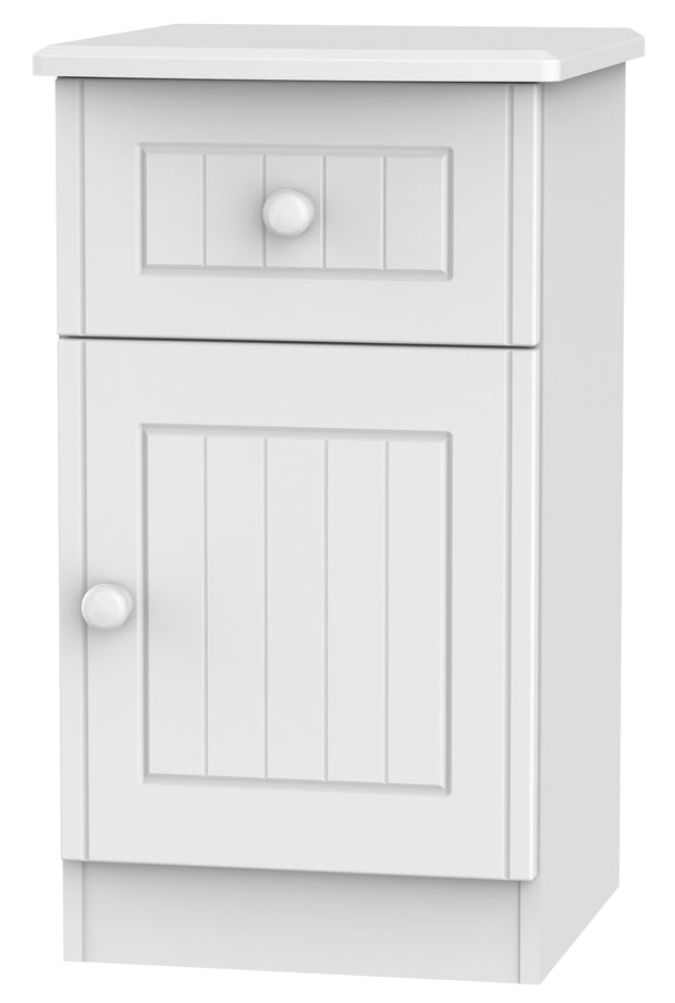 Warwick 1 Door 1 Drawer Bedside Cabinet