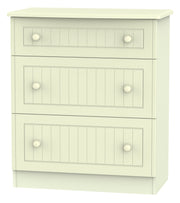 Warwick 3 Drawer Deep Chest Of Drawers