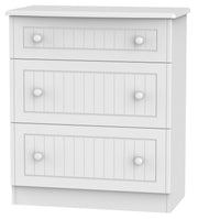 Warwick 3 Drawer Deep Chest Of Drawers
