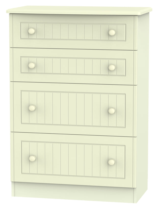 Warwick 4 Drawer Deep Chest Of Drawers