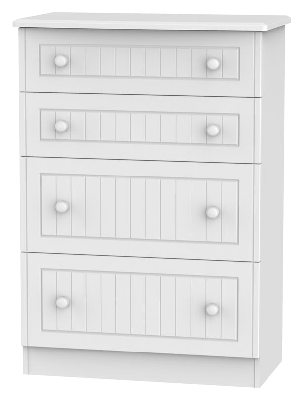 Warwick 4 Drawer Deep Chest Of Drawers