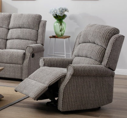 Windsor Latte Fabric Armchair
